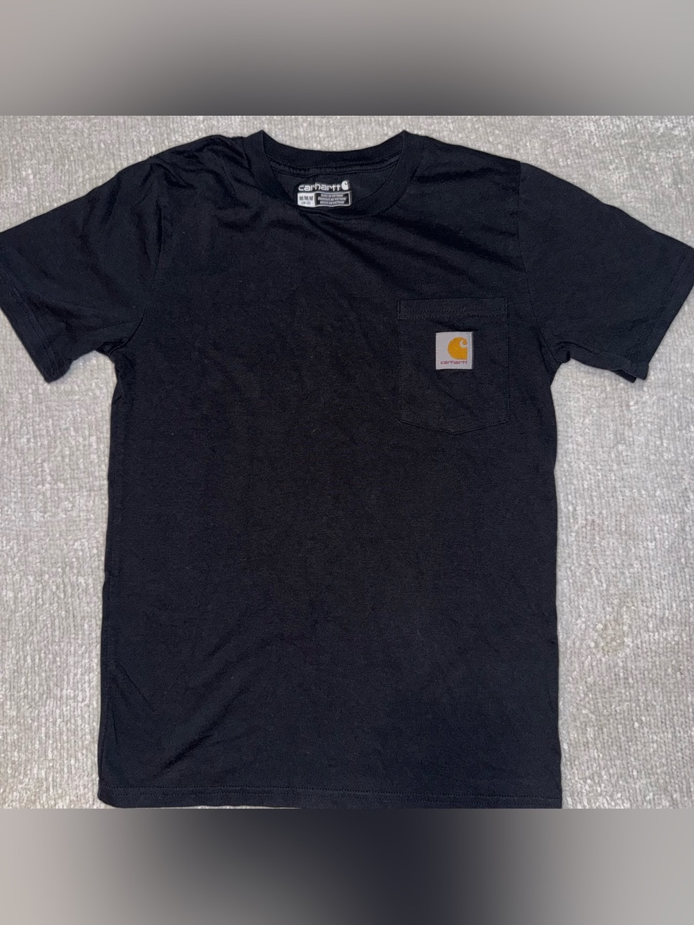 Carhartt Men’s Black Pocket T-Shirt Size M